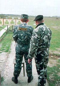 Тренировки на полигоне МКТА