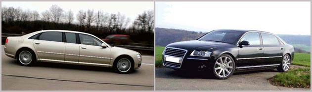удлиненный автомобиль Audi A8L
