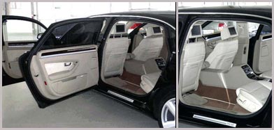 удлиненные бронированные и не бронированные автомобили Audi А8L