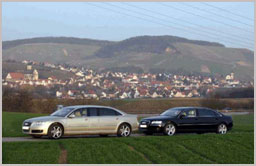 удлиненные бронированные и не бронированные автомобили Audi А8L